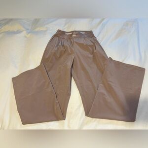Alo Brown Wide-Leg Pants XS
